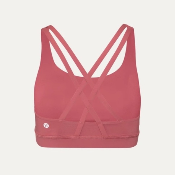 Lululemon x Peloton Energy Bra Cherry Tint 4 - Picture 2 of 8